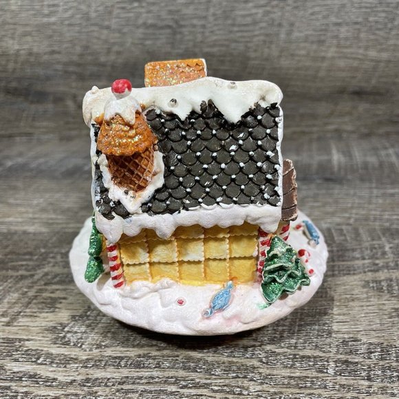 Candle Lite Gingerbread House Christmas Jar Candle Lid Topper Candy Winter - Picture 5 of 7